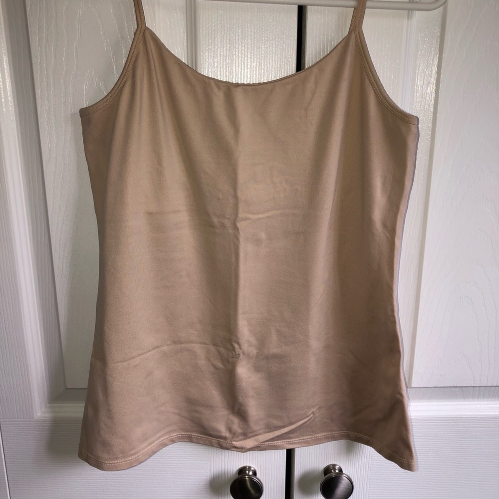 ⭐️2/$12⭐️Tan/Nude NY&Co Spandex Layering Cami